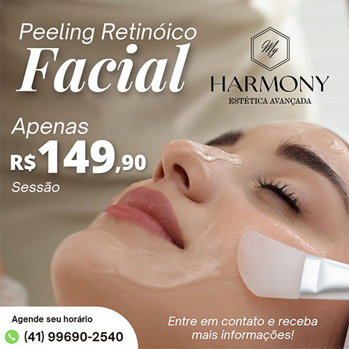 Peeling Retinóico Facial por R$ 149,90